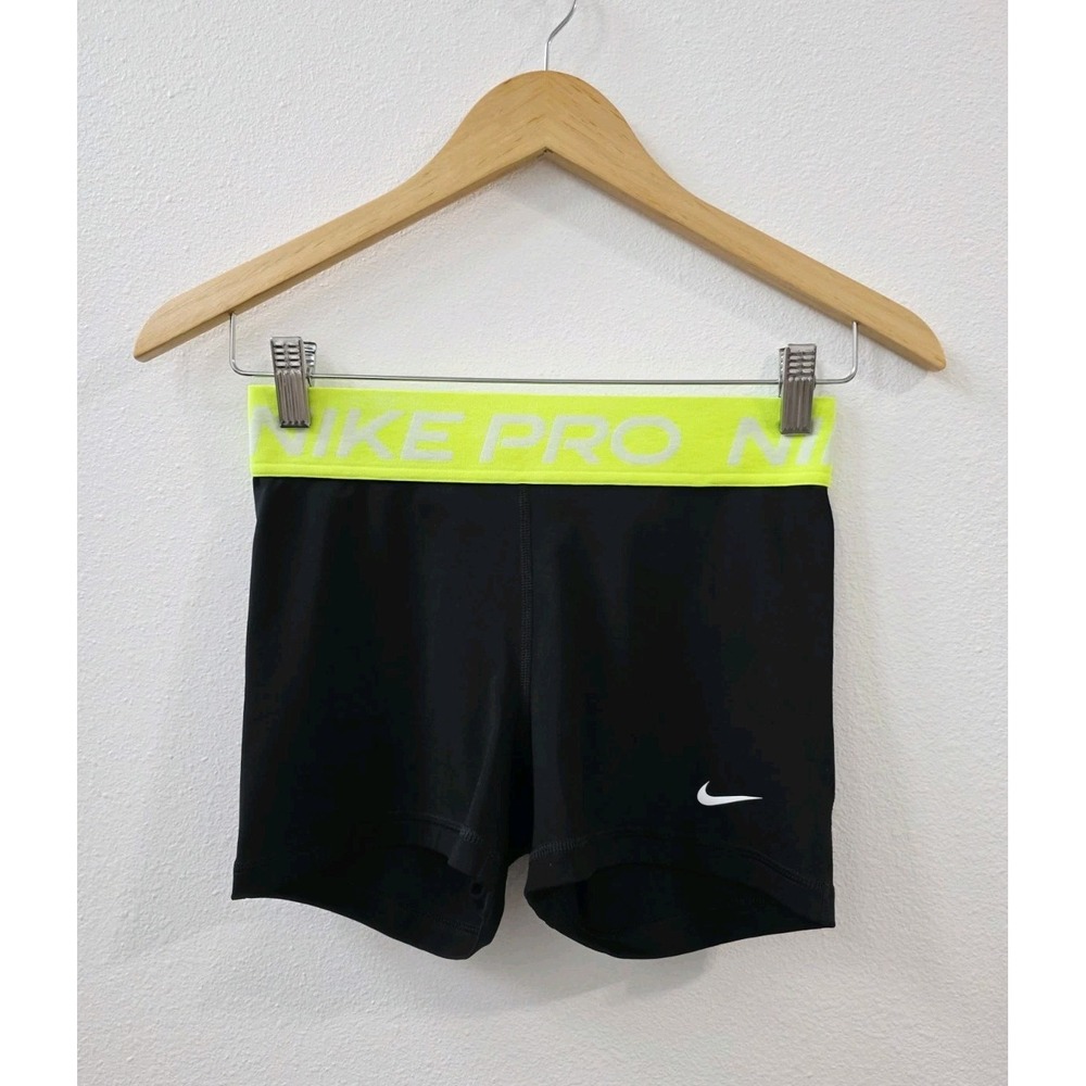 Nike Pro Shorts Women's Size Small Compression Fit 3" Black